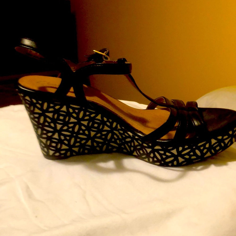 Clarks wedge sandal